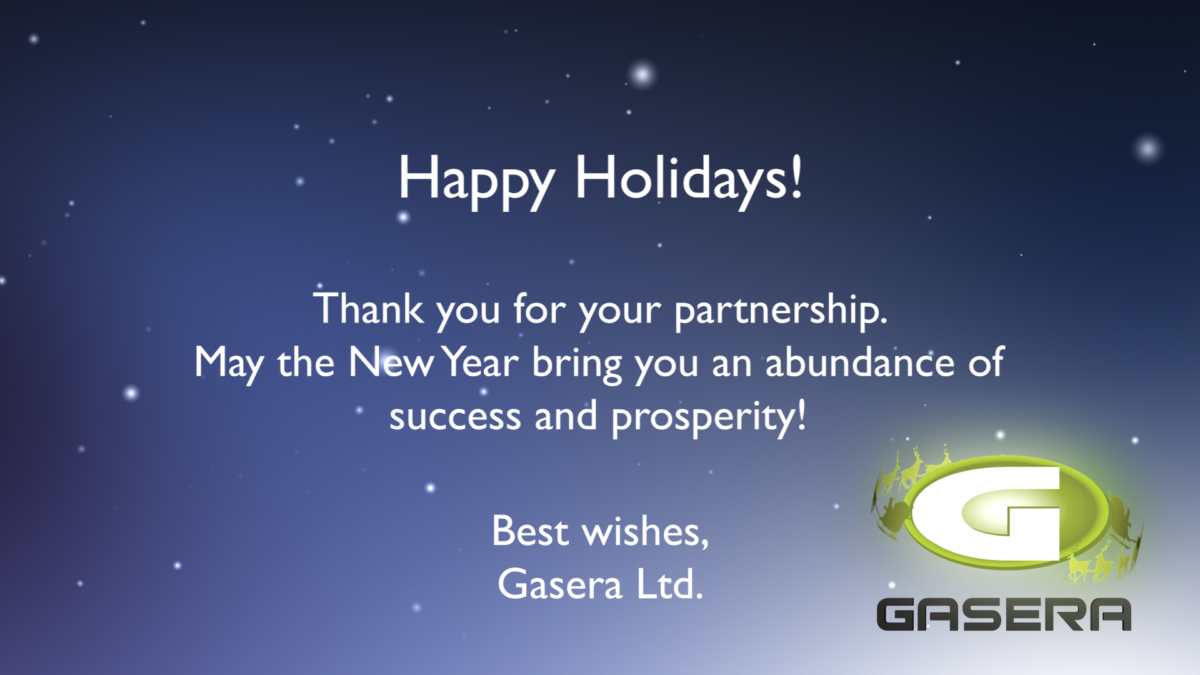 Gasera wishes Merry Christmas 2017